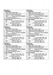 English Worksheet: pop quiz