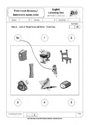 English worksheet: learning english