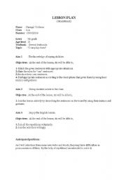 English Worksheet: I can play chess..