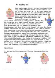 English Worksheet: Keeping fit / Giving advice