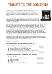 English Worksheet: Tribute to The Dubliners: Danny Farrell