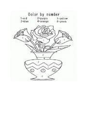 English Worksheet: flowers