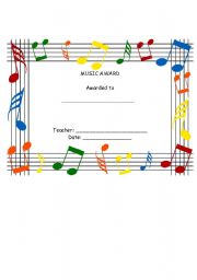 English Worksheet: Awards