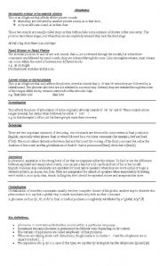 English Worksheet: Phonetics