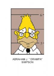 English Worksheet: Simpson