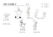 English Worksheet: Family Members