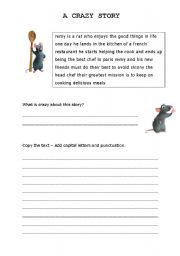 Ratatouille worksheets