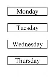 English worksheet: Date labels