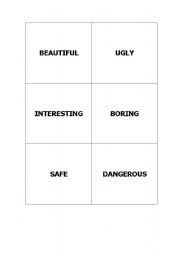 Describing Cities - Memory Game