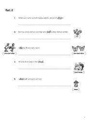 English worksheet: Words taht spell the same 2of3