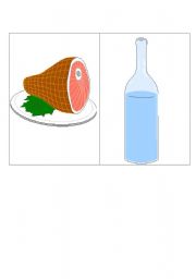 English Worksheet: food for flashcards-2