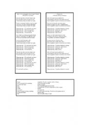 English worksheet: Madonna--- Frozen--Fill out the blanks