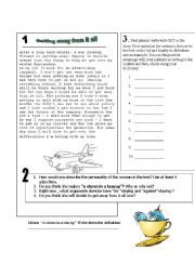 English Worksheet: Phrasals with get