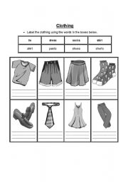 Clothing Vocabulary