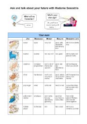 English Worksheet: Your Stars