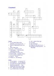 sports crossword