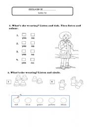 Revision Test - first part