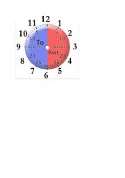 English worksheet: Complete Clock