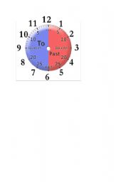 English Worksheet: Complete Clock