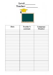 English Worksheet: classroom management