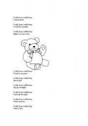 English worksheet: Teddy Bear