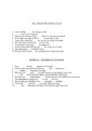 English Worksheet: so/as either/neither  or/and