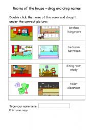 English Worksheet: Exercise 4 drag and drop 