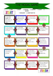 The Modal Verb - Board Game