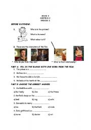 English Worksheet: Garfield