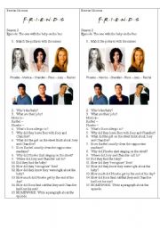 English Worksheet: Friends - the one with the baby on the bus