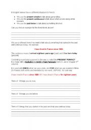 English worksheet: Basic introduction to the Present perfect