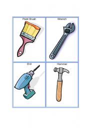 English Worksheet: Tools Part 1: Construction Tools