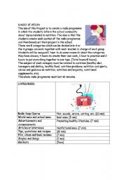 English Worksheet: Radio Project