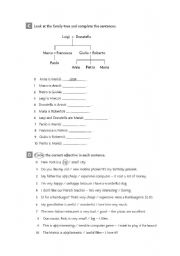 English worksheet: Vocabulary review test