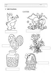 English Worksheet: Easter