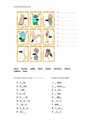 English Worksheet: Body Parts 3