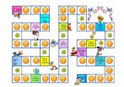 English Worksheet: DISNEY BOARDGAME