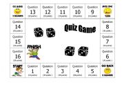 English Worksheet: General Board Game Grid - Part 1