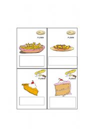 English Worksheet: Food containers