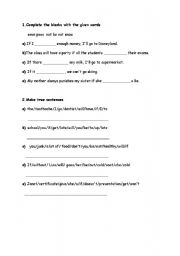 English worksheet: if clause 