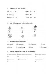 English worksheet: ABC