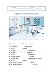 Prepositions of place