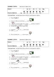 English Worksheet: possessive pronouns