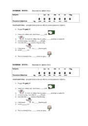 English Worksheet: possessive pronouns