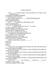 English worksheet: another complex test