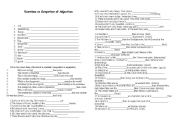 English Worksheet: COMPARISON OF ADJECTIVES