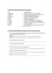 English Worksheet: Video Activity - Friends Season 2 Episode 4