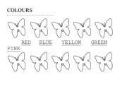 English worksheet: Colours