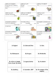 passive voice practice (various tenses)