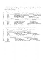 English worksheet: Conditionals Type 1